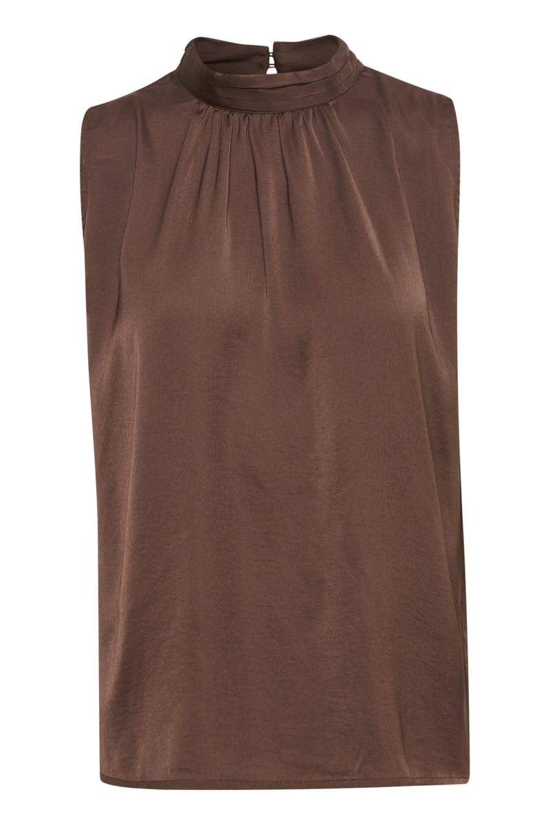 Bluse Aileen in Hot Fudge