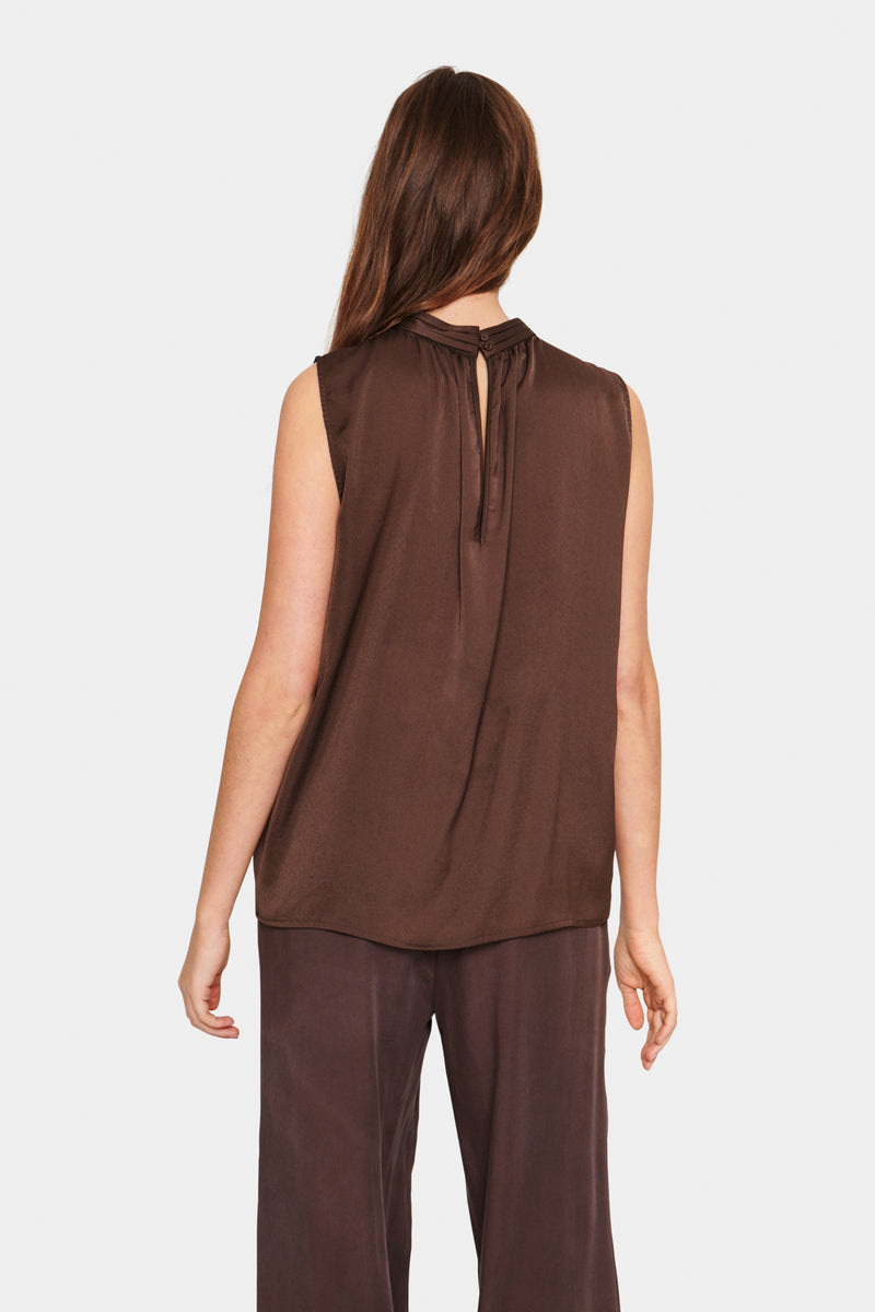 Bluse Aileen in Hot Fudge