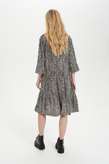 Kleid Eda in Ombre Blue Zig