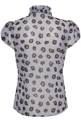 Bluse Lilja in Quicksilver Flower Shadows