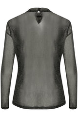 Glitzerbluse Delila in Black