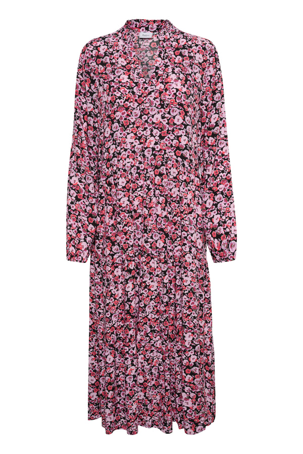 Maxikleid Eda in Black Water Florals