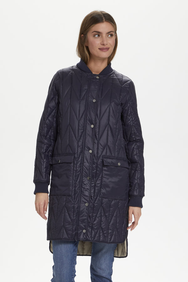 Jacke Kinga in Blue Deep