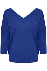 Pullover Kila V- Neck in Surf Blue