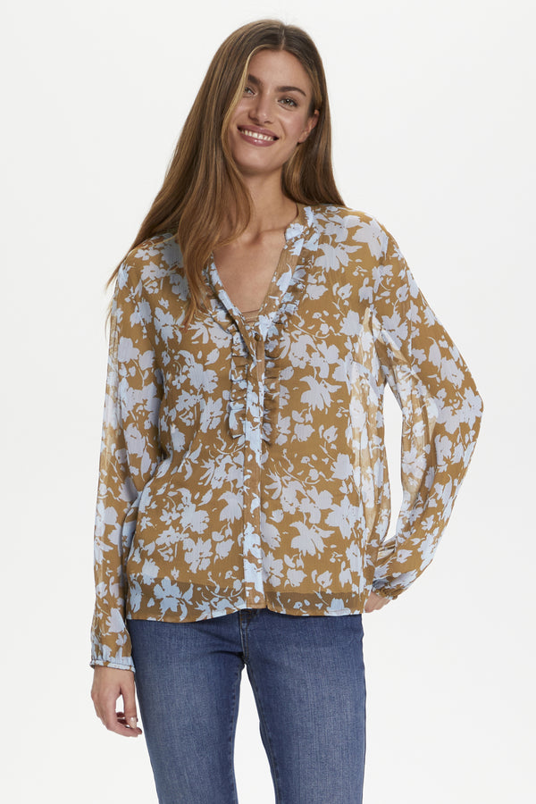 Bluse Valerie in Mocha Bisque