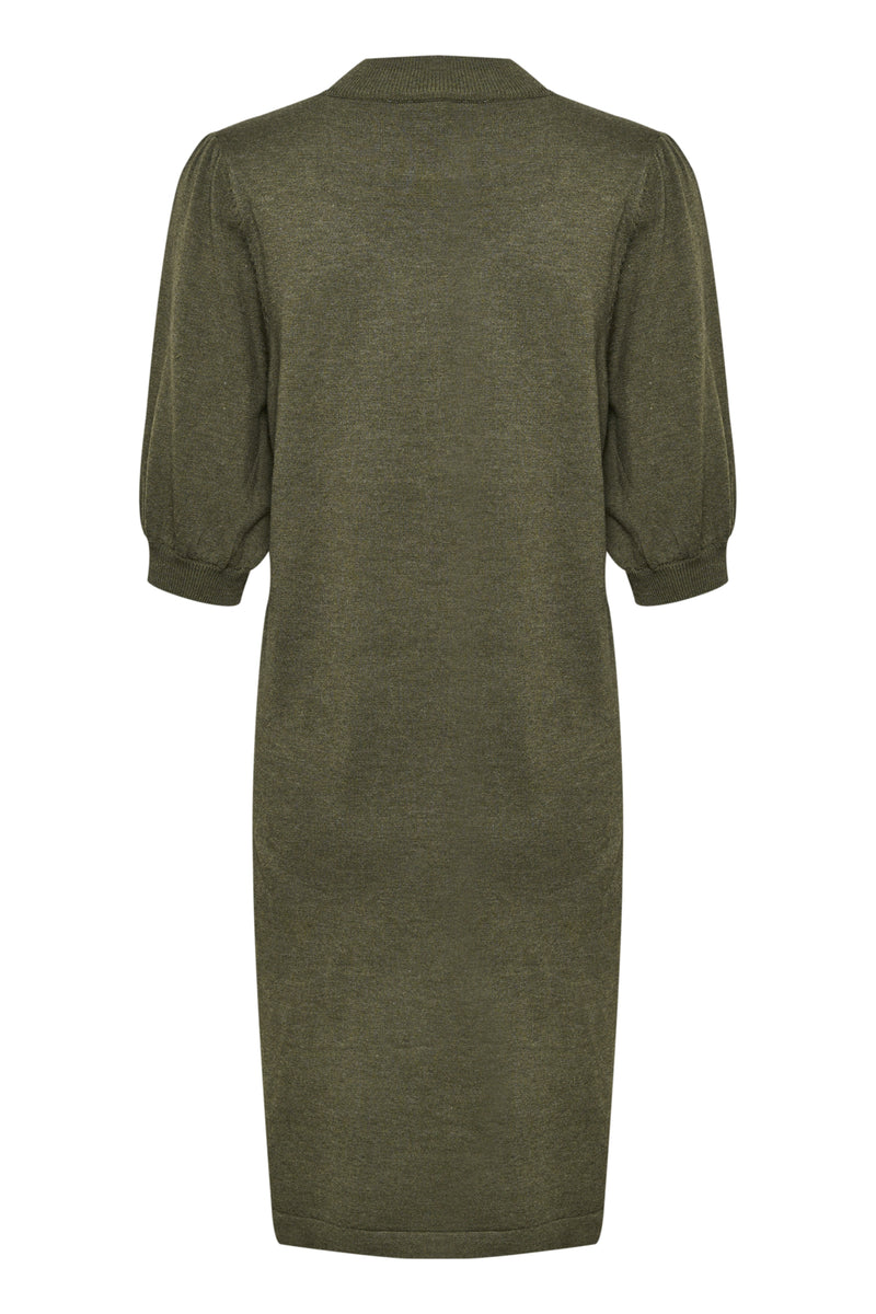Strickkleid Kila in Army Green
