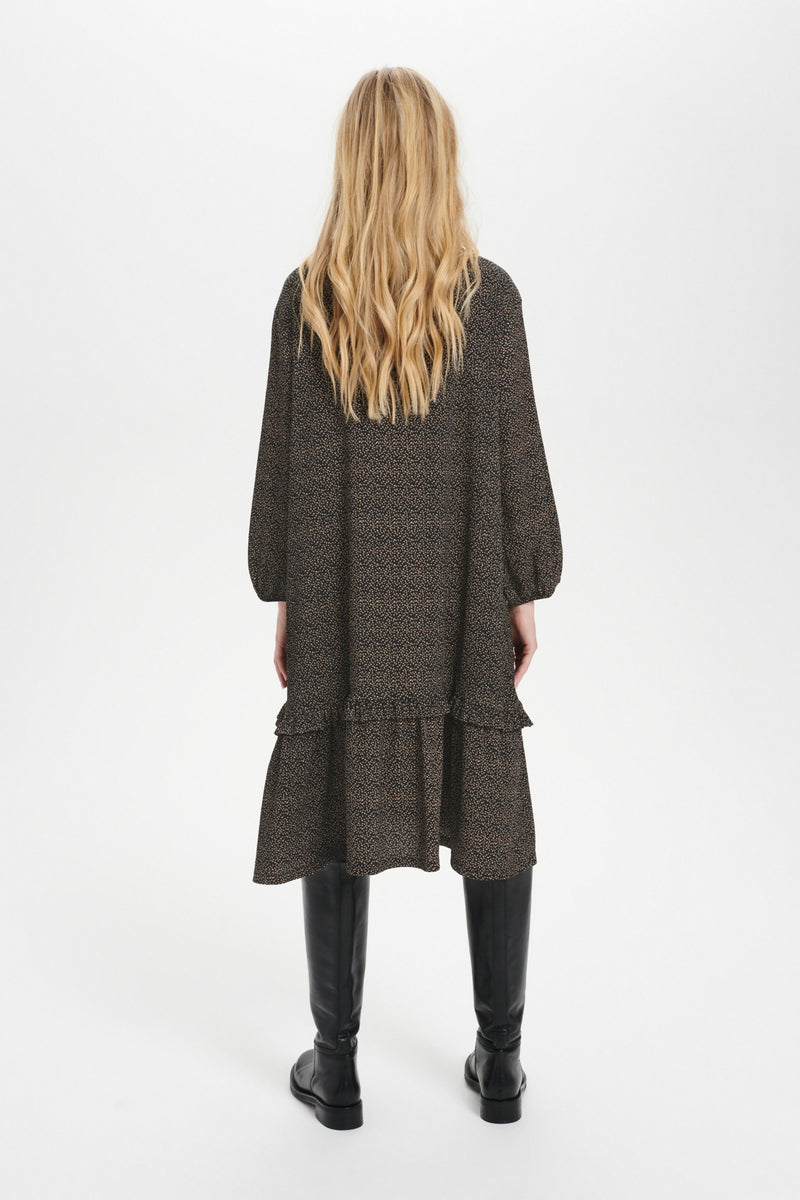Kleid Leise in Black Beauty Koko Drops