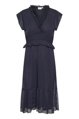 Kleid Line in Blue Deep
