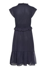 Kleid Line in Blue Deep