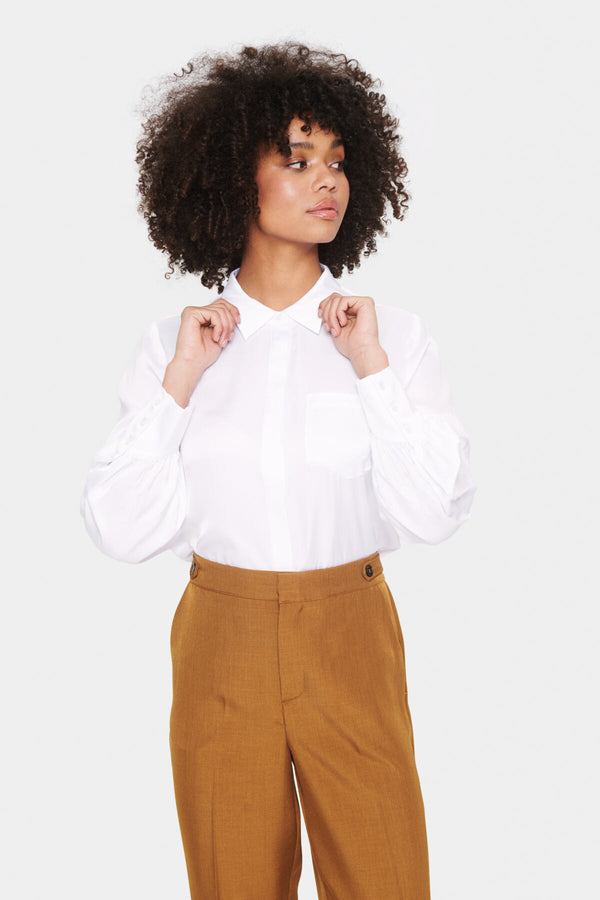 Bluse Nilla in Bright White