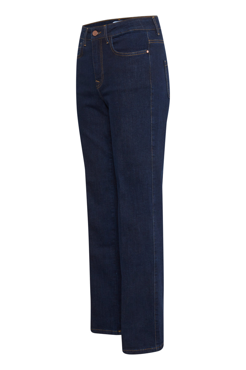 Jeans Molly Wide Leg in Dark Blue Denim