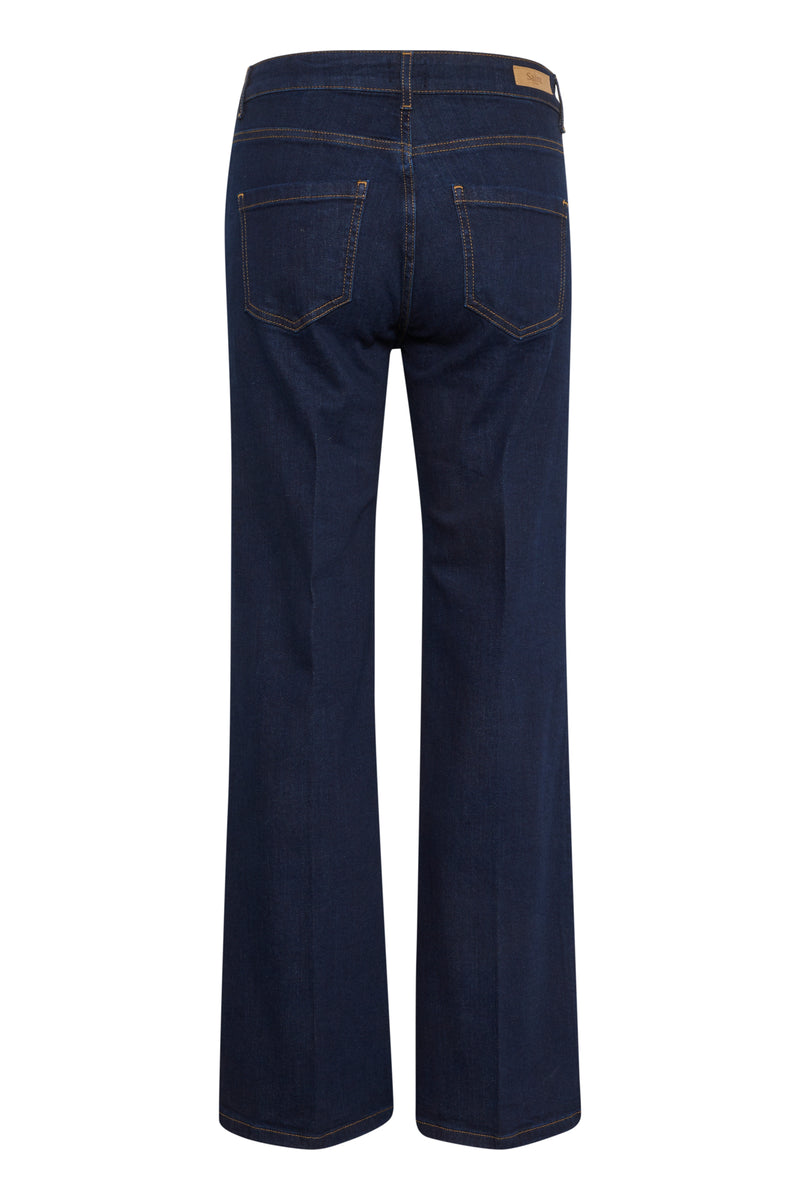 Jeans Molly Wide Leg in Dark Blue Denim