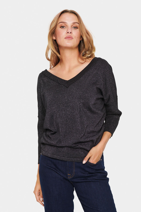 Pullover Kila Shimmer in Black