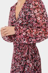 Kleid Salva in Black B.Water Florals