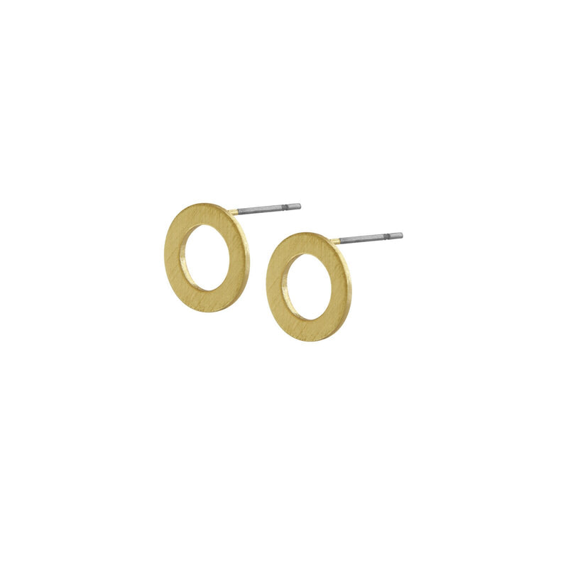 Ohrstecker Theia Mini Open Dot in Gold