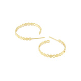 Ohrringe Theia Mini Dot Hoop Gold