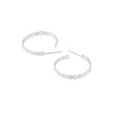 Ohrringe Theia Mini Dot Hoop SIlber