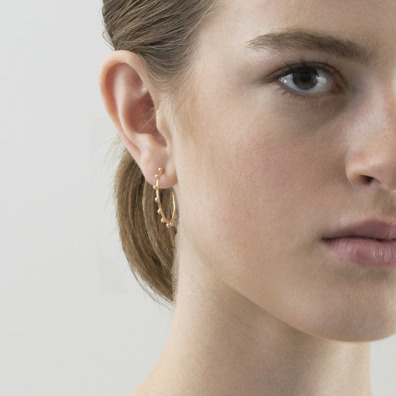 Ohrringe Brooklyn Small Gold