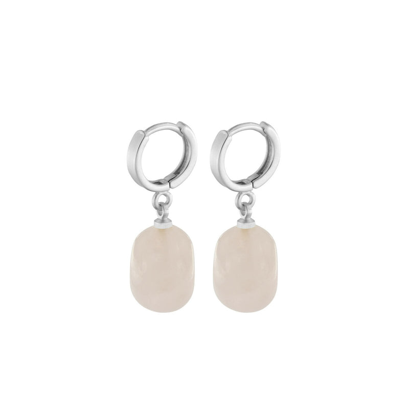 Ohrringe Cecil Rose Quartz Silber