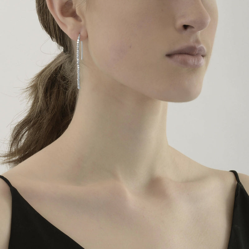 Audrey Hanger Ohrring Versilbert