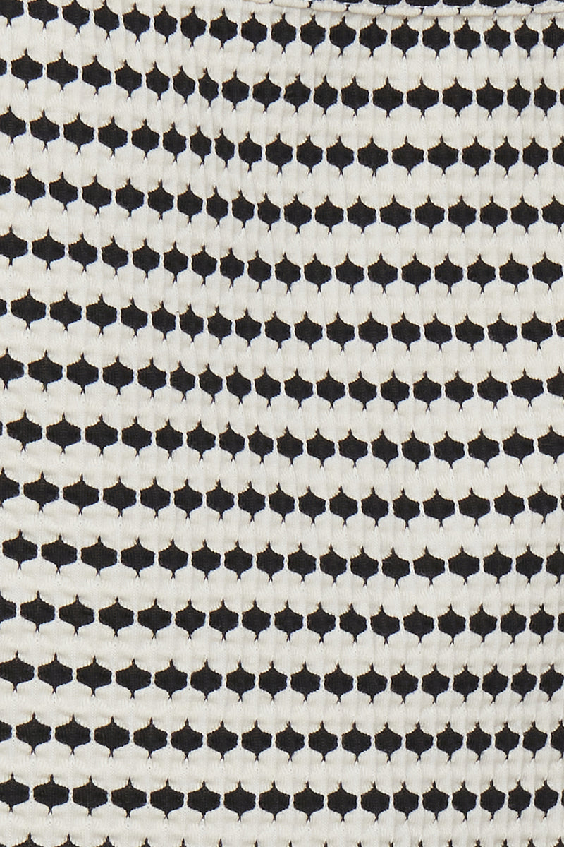 T- Shirt Gaia in Black/White Strip
