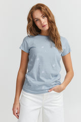T- Shirt Ulrika in Skyway