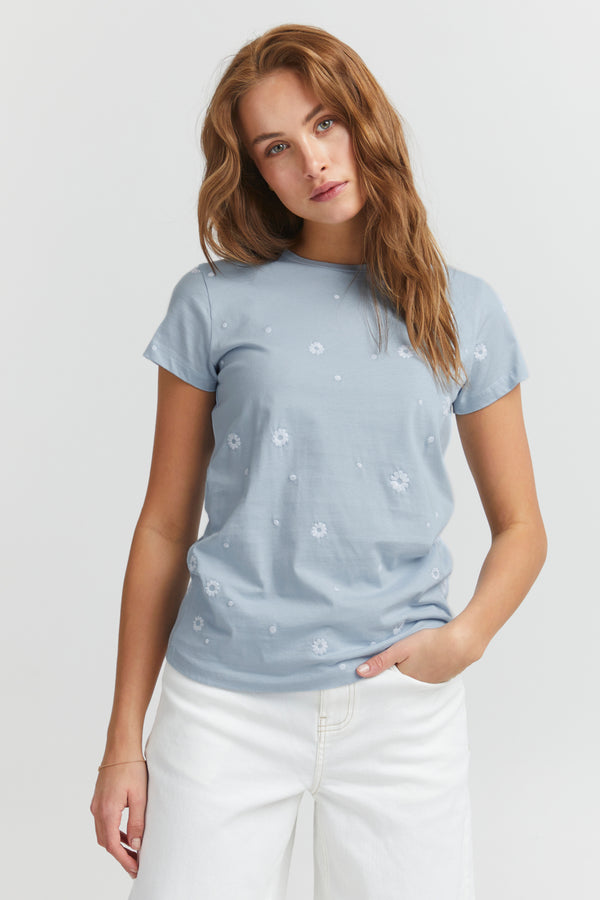 T- Shirt Ulrika in Skyway