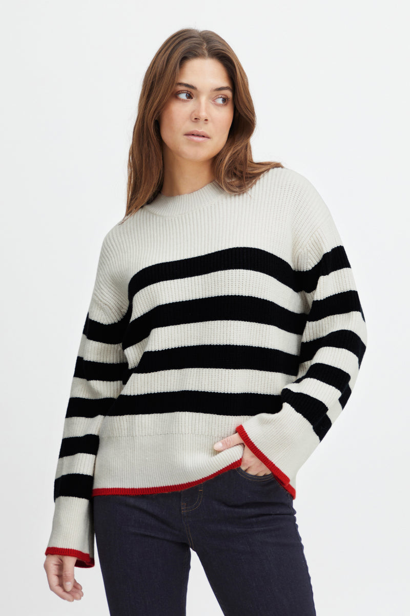 Pullover Devika in Turtledove Striped