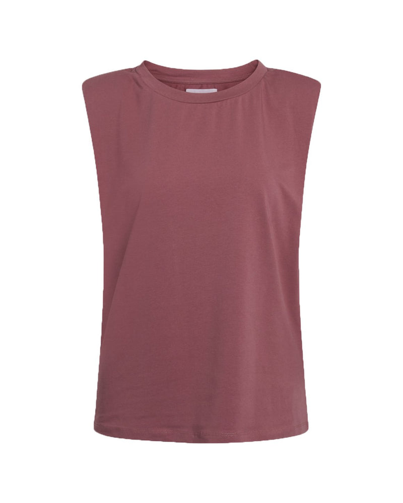 Shirt Pela mit Schulterpolster Altrosa - SHILA