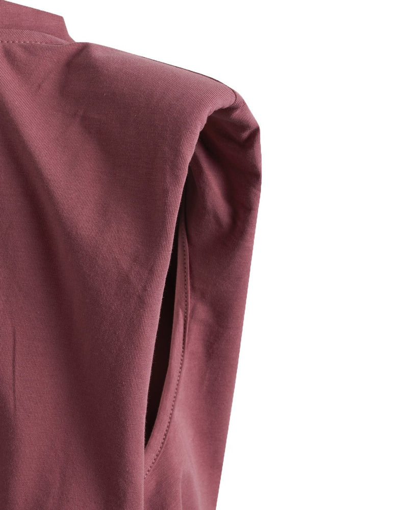 Shirt Pela mit Schulterpolster Altrosa - SHILA