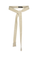 Gürtel Avi Willow in Beige/Weiß