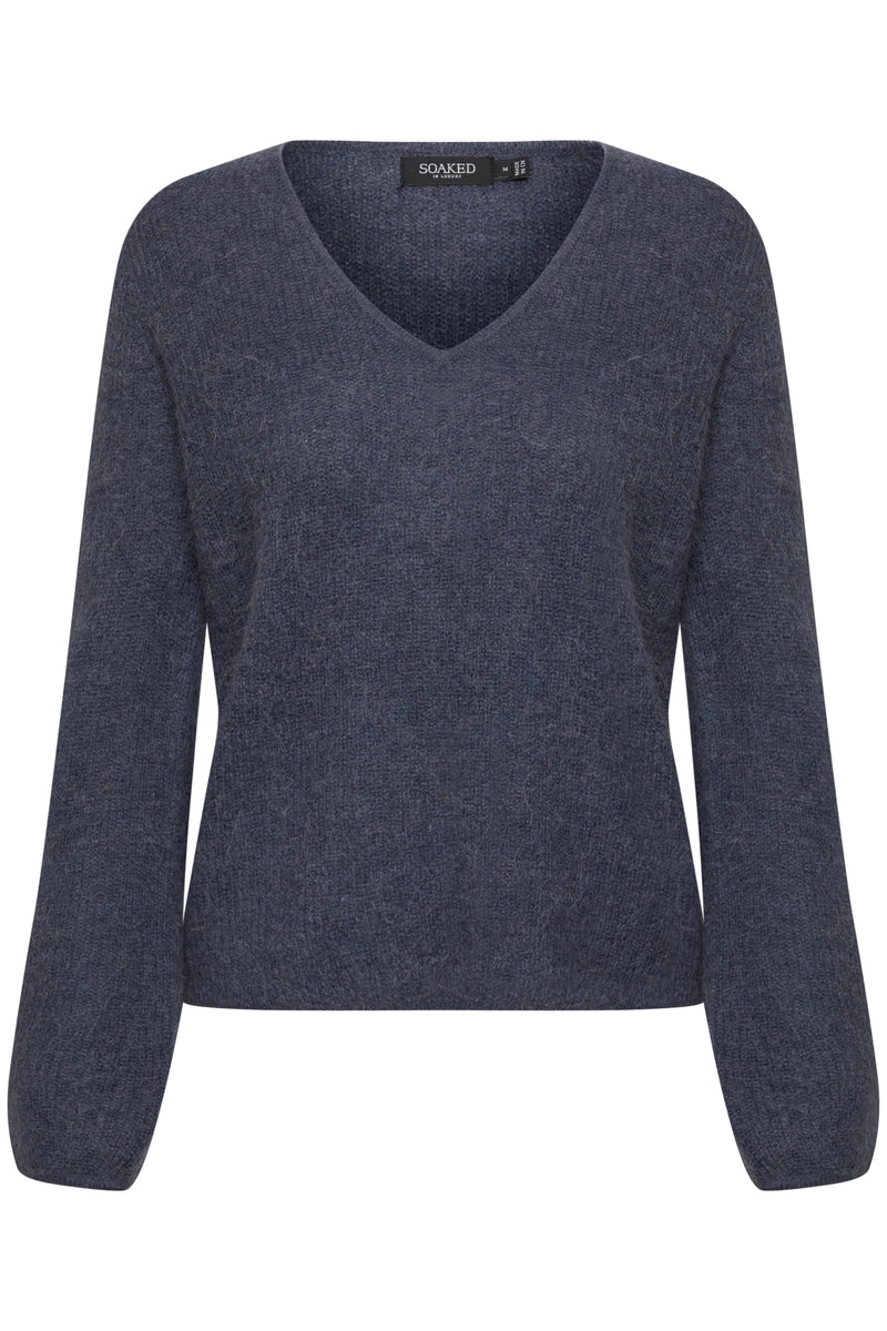 Pullover Tuesday V-Neck in Grisaille