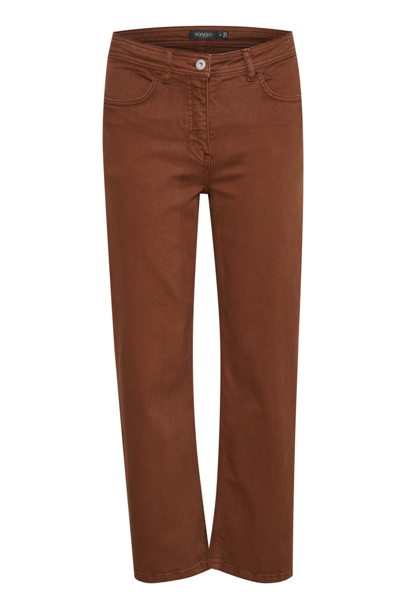 Jeanshose Samina in Cherry Mahogany