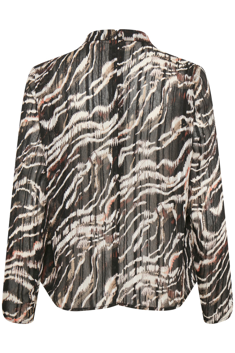 Bluse Barbara mit Zebraprint