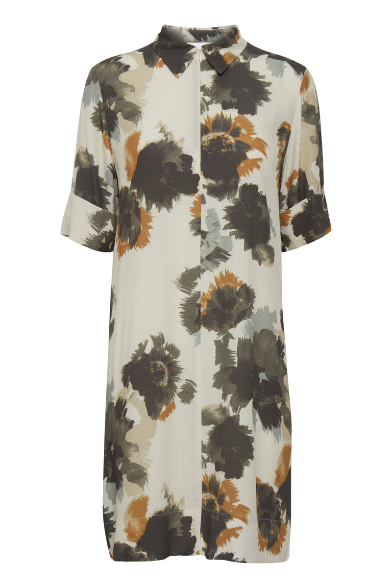 Kleid Banue mit Watercolorprint