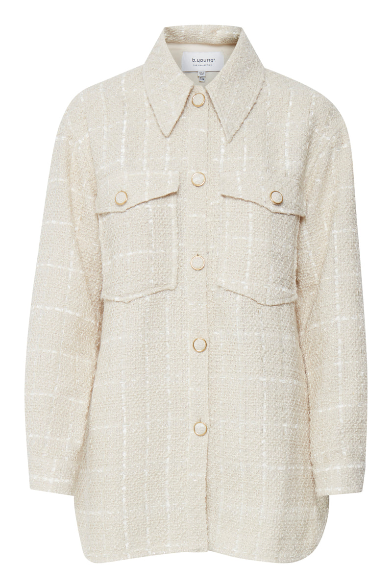 Tweedjacke Deso in Beige