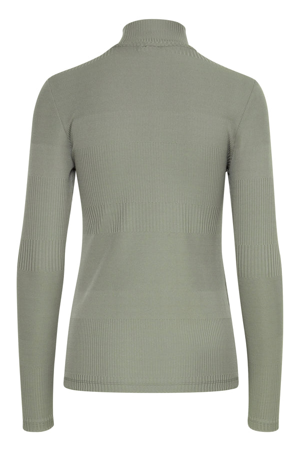 Langarmshirt Karine in Vetiver