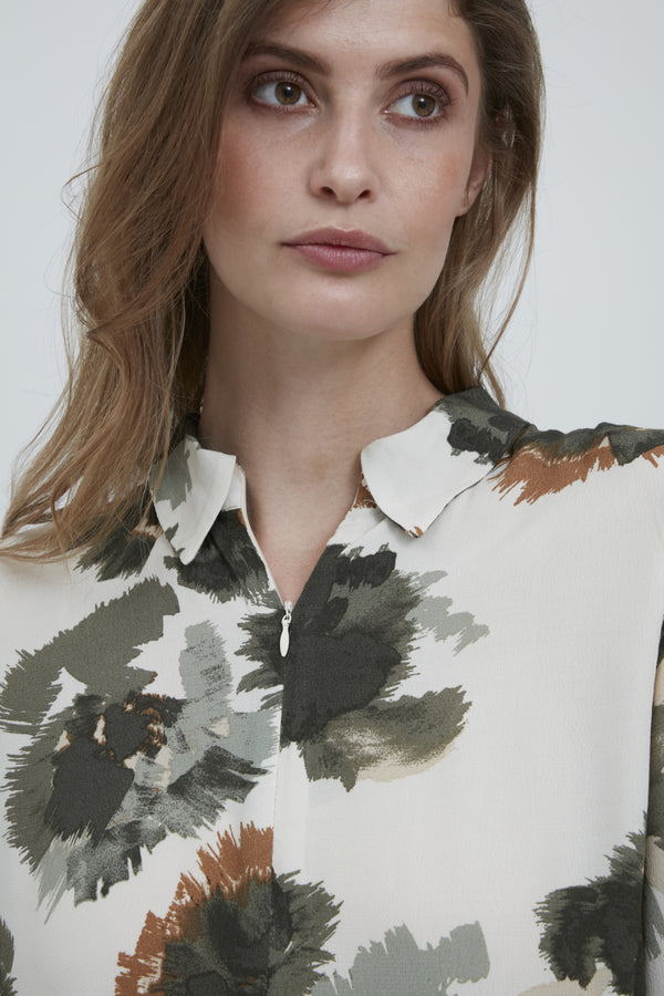 Kleid Banue mit Watercolorprint