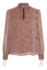 Bluse Fibba in Brandy Brown