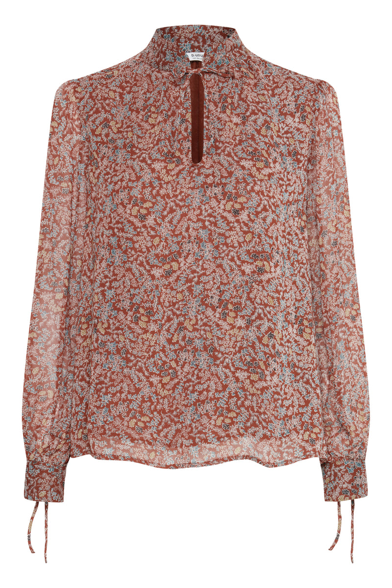 Bluse Fibba in Brandy Brown