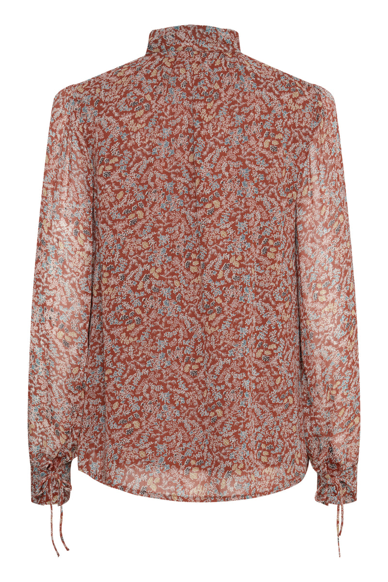 Bluse Fibba in Brandy Brown