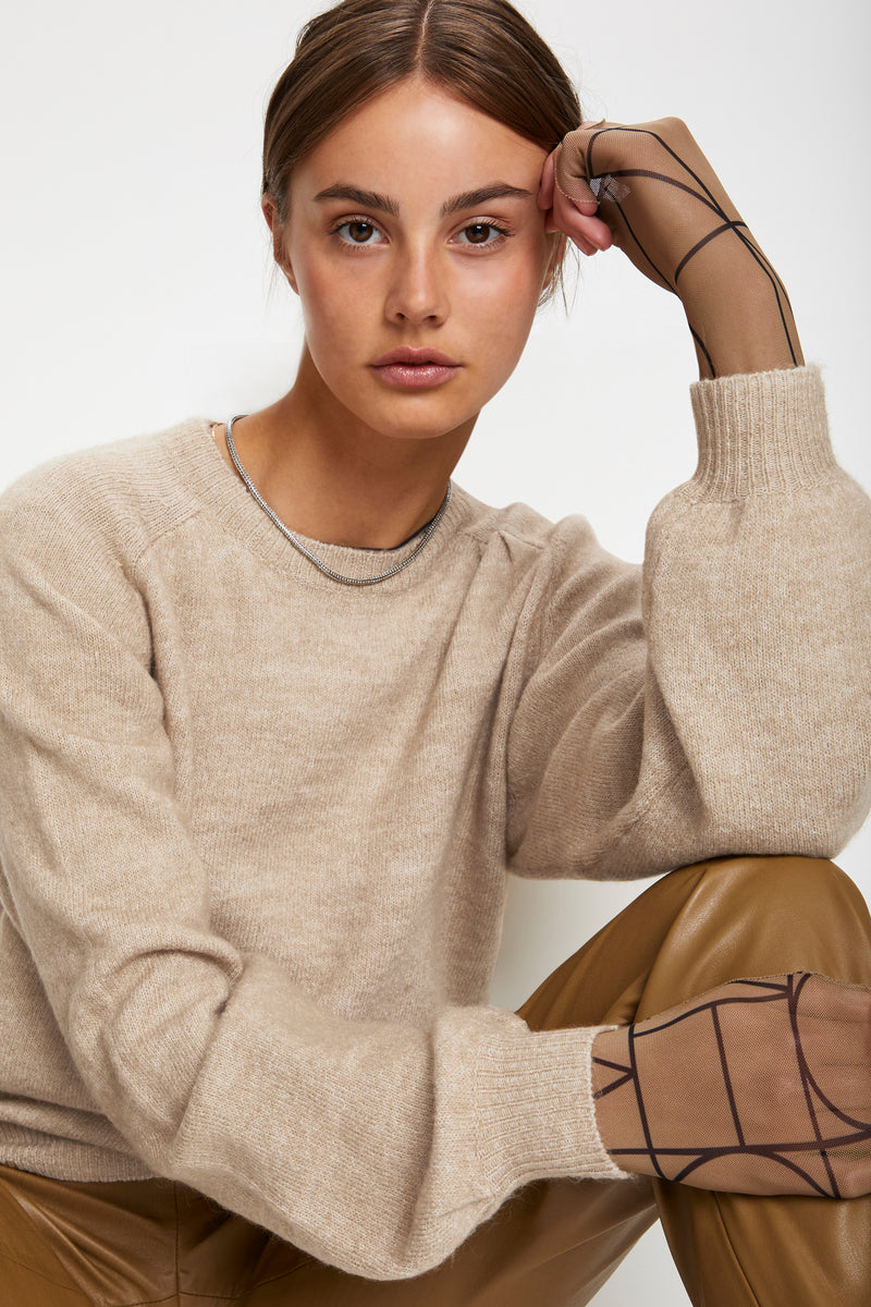 Strickpullover Liv mit weiten Ärmeln