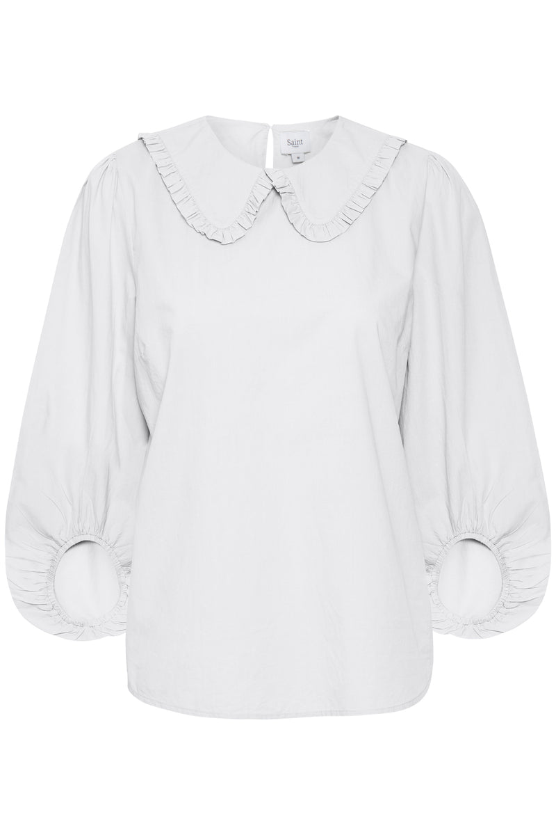 Bluse Federica mit Bubikragen