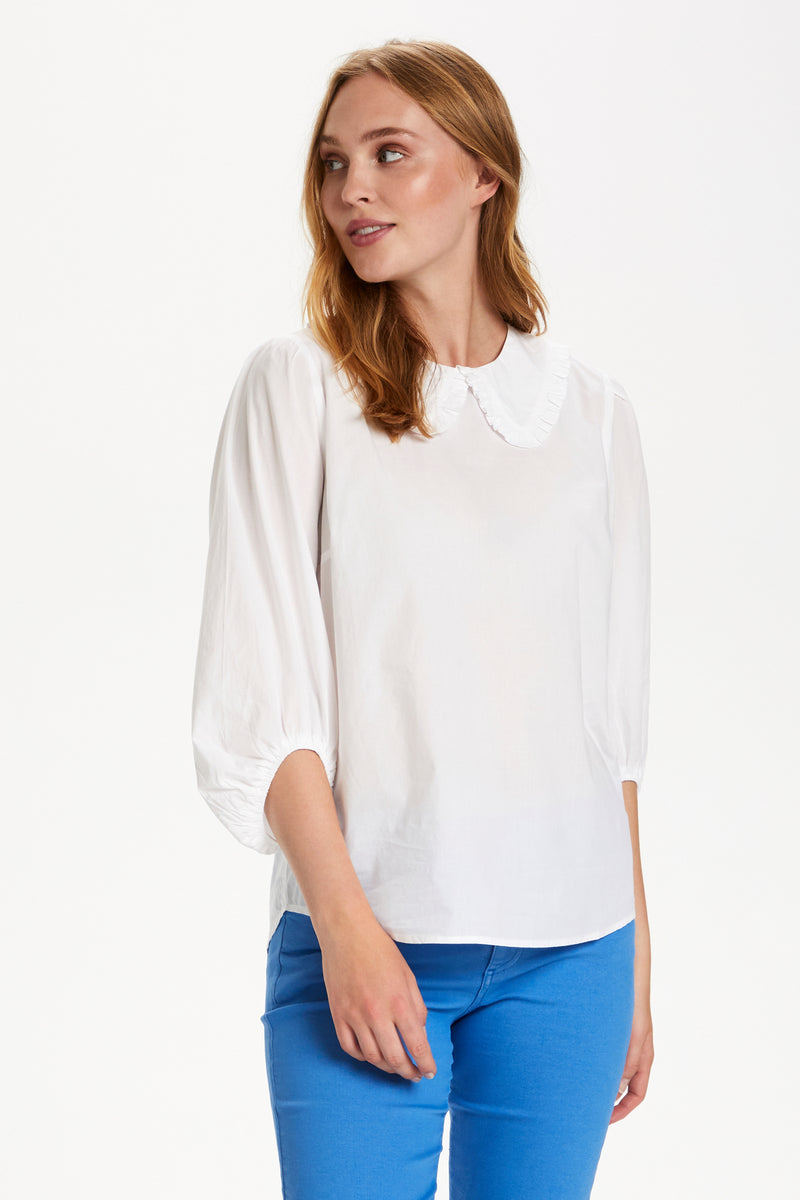 Bluse Federica mit Bubikragen