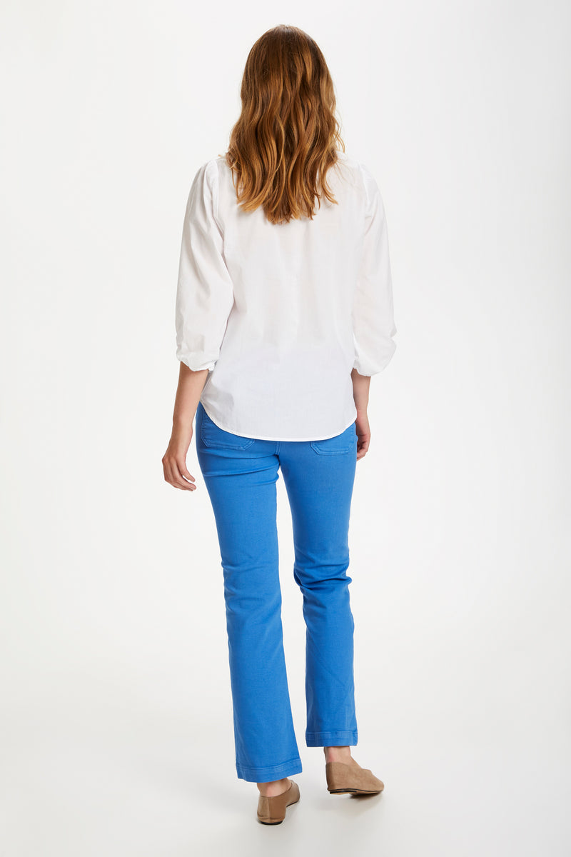 Bluse Federica mit Bubikragen