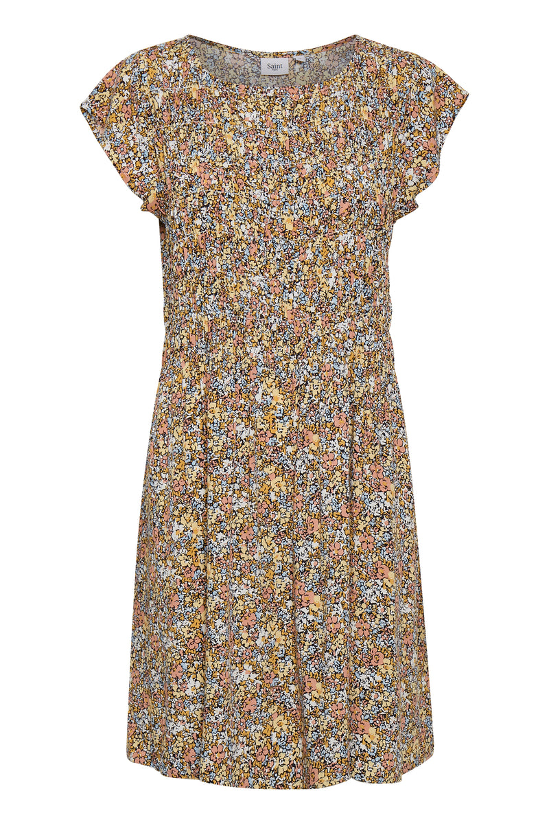 Minikleid Gisla mit Blümchenprint