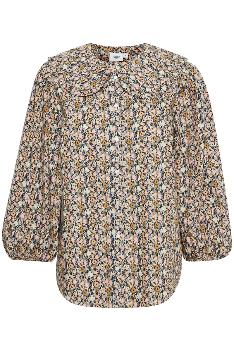 Bluse Heather mit großen Ärmeln