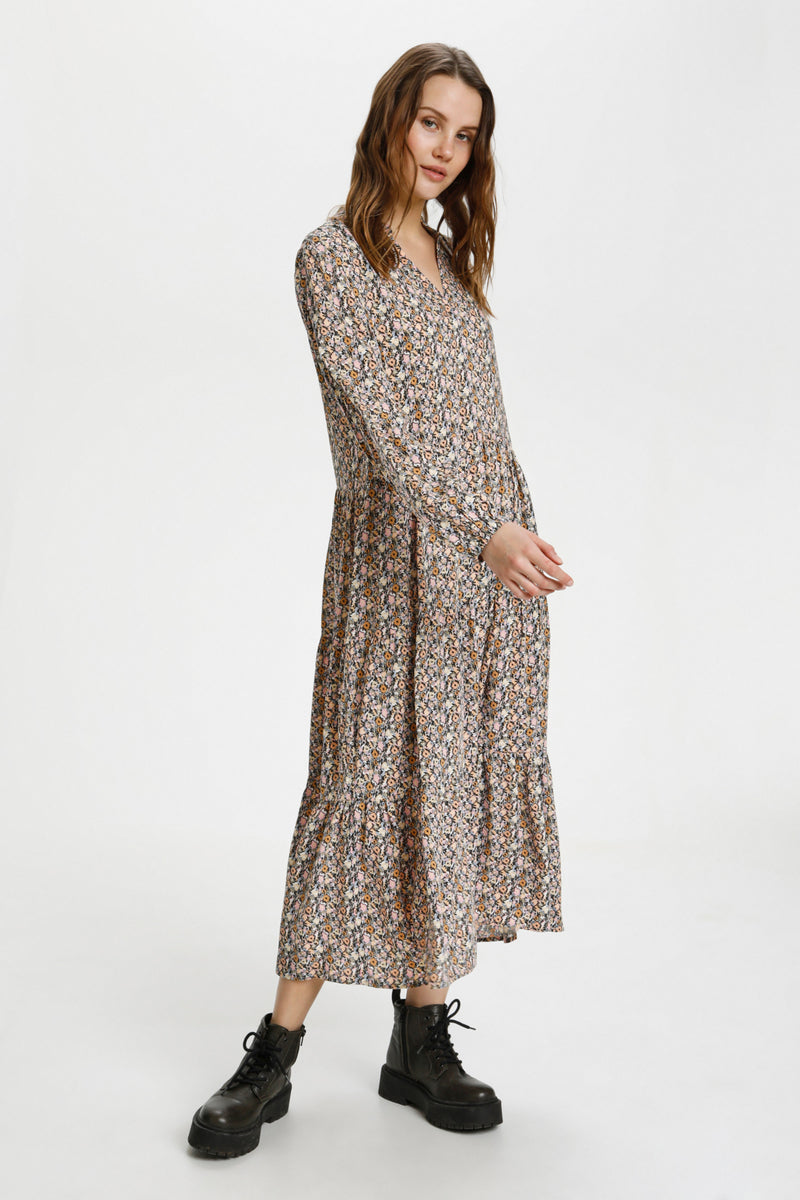 Midikleid Eda mit Blumenprint