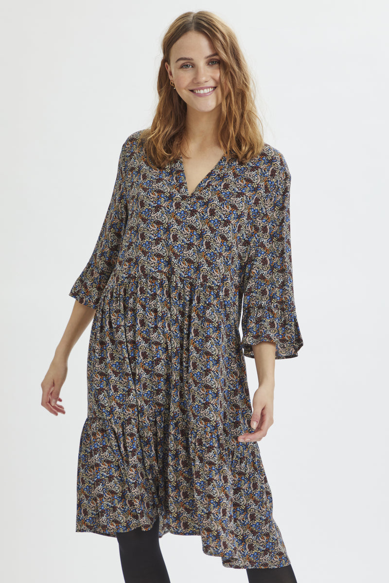 Kleid Eda in Black Branches