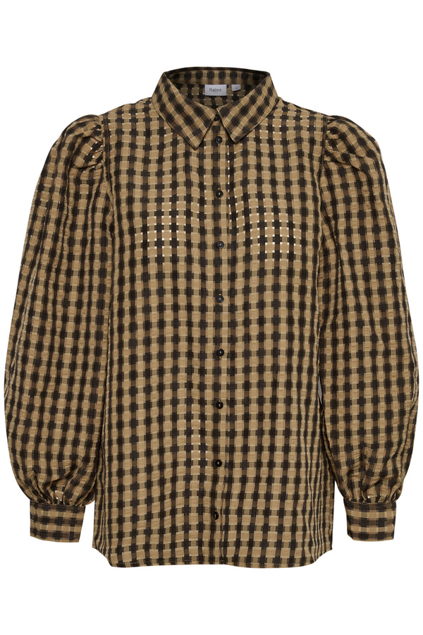 Bluse Jackleen mit Karomuster